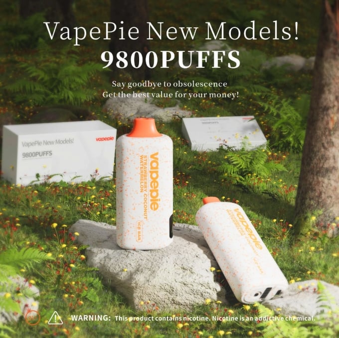 VAPEPIE PowerGo 9800 PUFFS – DOUBLE APPLE