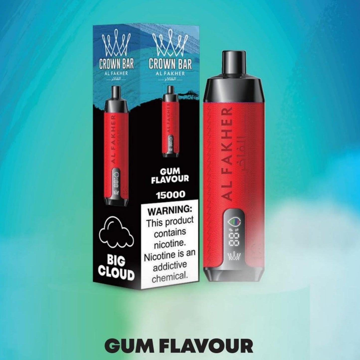 AL FAKHER 15000 Puffs-GUM FLAVOUR