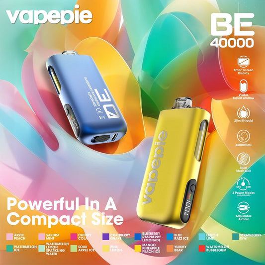 ✨5PCS Value Pack✨ VAPEPIE Max 40000 PUFFS - 12 Flavors