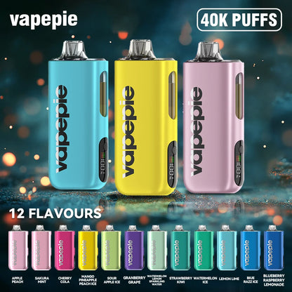 ✨3PCS Value Pack✨VAPEPIE Max 40000 PUFFS - 12 Flavors