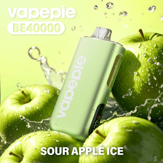 VAPEPIE 40000 PUFFS-SOUR APPLE ICE