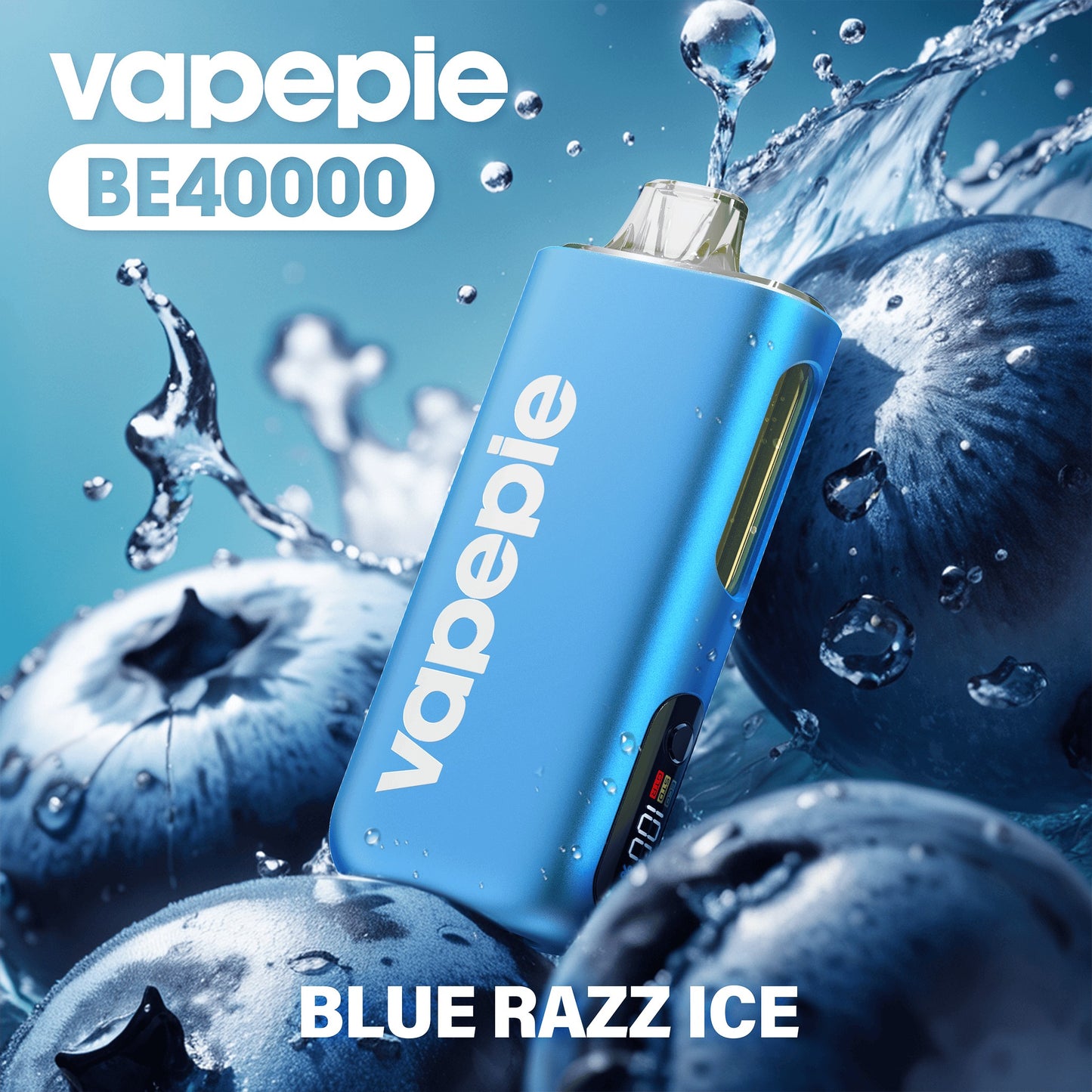 VAPEPIE 40000 PUFFS-BLUE RAZZ ICE