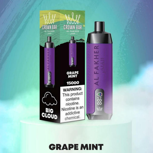 AL FAKHER 15000 Puffs-GRAPE MINT