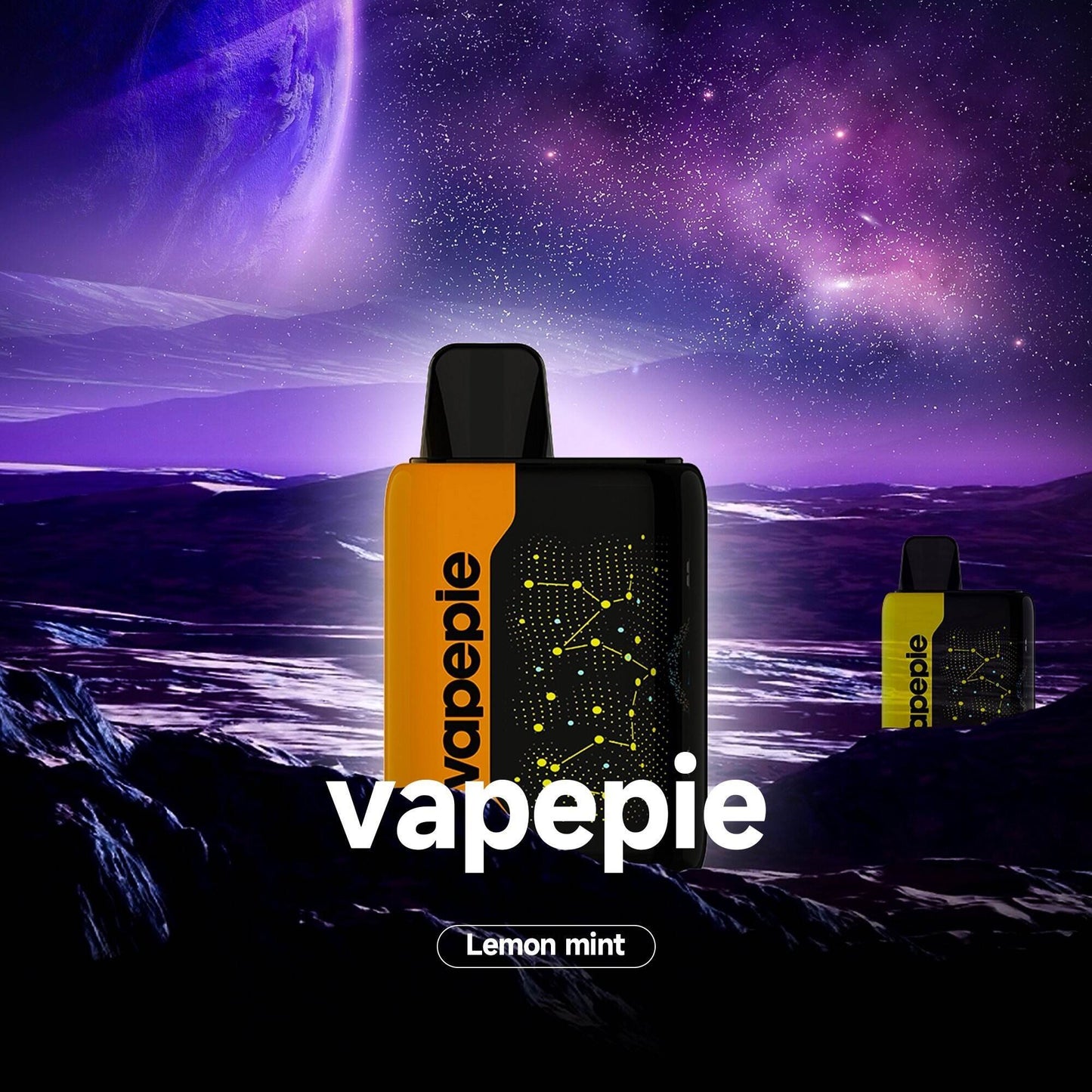 RASPBERRY PEACH LIME - VAPEPIE 25000 PUFFS - Star Sky Curved Screen