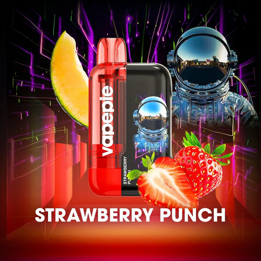 VAPEPIE 30000 PUFFS x TK EDITION - STRAWBERRY PUNCH